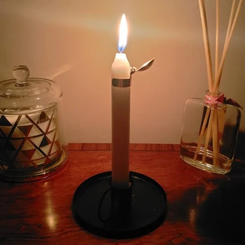 1pc Automatinė Žvakė Snuffer Gesintuvas Auksas, Sidabras Žvakės Liepsna Saugiai Viko Liepsnos Gesinimo Įrašą Priedai