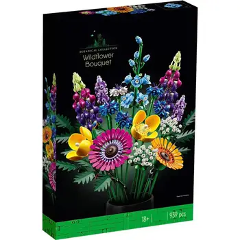 2023 Naujas Botanikos Gėlių Kolekcija Wildflower Puokštė Džiovintų Gėlių Puošmena PIKTOGRAMĄ Blokai Nustatytus Suderinama 10313 10314