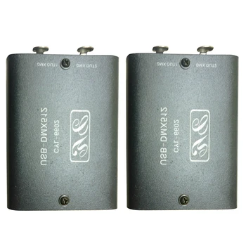 2X 512 Kanalų USB DMX DMX512 LED Šviesos DMX-Scenos Apšvietimo Modulis Scenos Apšvietimas Valdytojas Mini Dekoderis