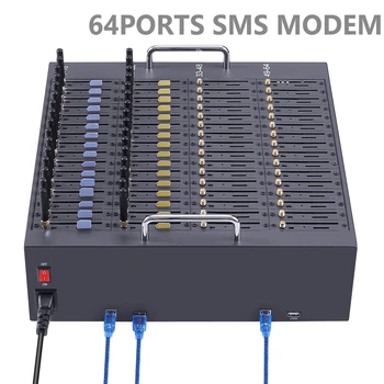 4g SMS Modemo 64ports 64sim korteles, sms siuntimo prietaisu, mašina fabrikas mažas kainas 4g lte modemą sms ratukas