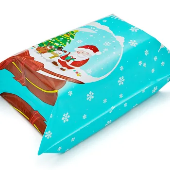 50Pcs Santa Claus Spausdinti Kurjerių Paketas Kalėdų Dovanų Pakavimo Laivybos Krepšiai Vandeniui Express Maišelį Pakavimo Reikmenys Maišeliai