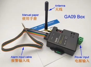 8-būdas Signalo Įvesties GSM Mobiliojo ryšio Telefonu, SMS, Telefono Signalą GA09 Nuotolinio Saugumo Sistema