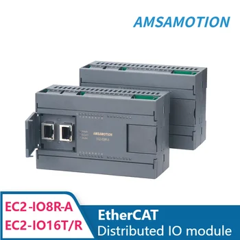 AMSAMOTION EtherCAT Autobusų Nuotolinio Platinami IO Ryšio Modulis Pramonės Dual Ethernet Analoginis Valdiklis Relay Tranzistorius