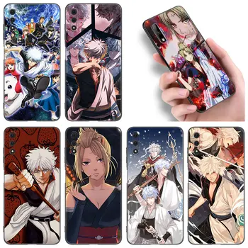 Anime Gintama Telefoną Atveju Huawei Honor 7A 8A 9X 20 Pro 10X Lite 7S 8S 8C 8X 9A 9C 10i 20i 30i 20E 20S Minkštos TPU Juodo Dangtelio