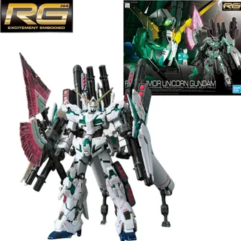 Bandai VIENARAGIS Gundam RX-0 RG 1/144 Anime Kontrataka Modelio Surinkimo Žaidimas Veiksmų Skaičiai Awakening Žalia Skeletas Dovana