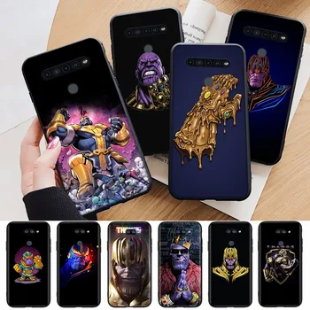 Black Case for iPhone 5 5S SE 6 6S 7 8 Mini 12 11 Pro XR Max Thanos