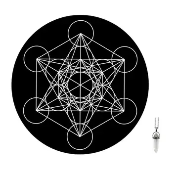 Būrimą Mat Apvalios Formos Astrologija Dvasinės Energijos Valdybos Dvasia Altoriaus Puošmena Chakra Darbo Jogos Meditacijos Namai