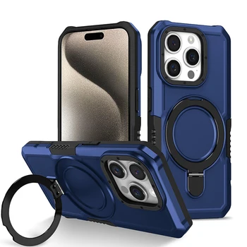 Case for iPhone 15 Pro Max Armor Telefono Dangtelį su Pasukus Žiedą Stovėti iPhone 14 13 12 11 Pro Max XR XS Max SE2020 14 15 Plius