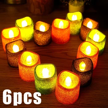 Flameless Mirksinti Žvakė, Lempa, LED Elektroniniai Žvakė Mygtuką Baterijos TeaLight Modeliavimas Vestuvių, Gimtadienio Apdailos Žvakė