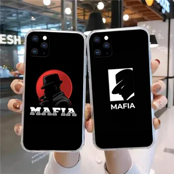 Italijos Mafijos Mobiliojo ryšio Telefoną Atveju Huawei P50 P40 30 Pro Mate 40 30 Pro Nova 8 8i Y7P Garbę Aišku, Telefono Dangtelį Funda