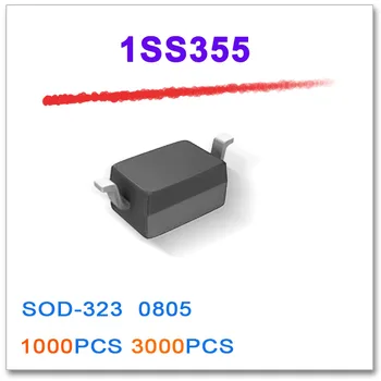 JASNPROSMA 1SS355 SOD323 1000PCS 3000PCS 0805 Aukštos kokybės SOD-323 355 1SS