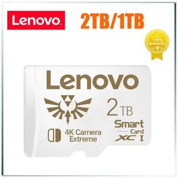 Lenovo Atminties Kortelės 2TB Didelės Spartos Micro SD TF Klasė 10 U1 TF Korteles 1 TB 512 GB 256 GB 128 GB UHS-I Smart SD Kortelę Telefono Kamera