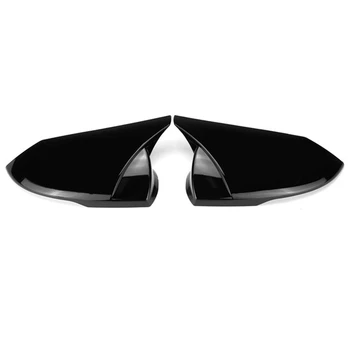 M Stiliaus Automobilių Blizgus Juodos spalvos galinio vaizdo Veidrodėliai Padengti Apdailos Rėmas Šoninis Veidrodis Dangteliai, Hyundai Elantra 2021 2022