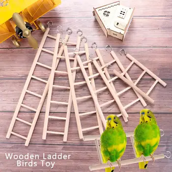 Mediniais Laiptais Sūpynės Vyriais Laipiojimo Laiptais Žiurkėnai Papūga Žaislai Naminių Reikmenys