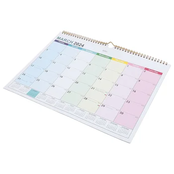 Metinis Planavimas, Didelio Stalo Mėnesio Popieriaus Kalendorius Kabo Home Office Anglų 2023-2024