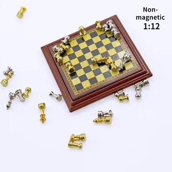Mini Šachmatų nemagnetinių Miniatiūrinės Maisto Žaisti Scenos Modelį, Užsienio Prekybos, Karšto pardavimo, 1:12