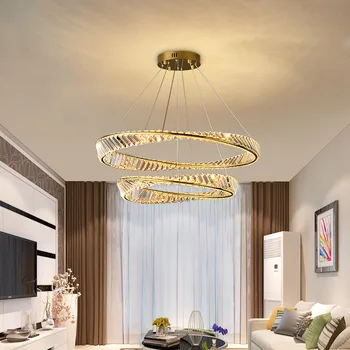 Modernūs, Prabangūs Krištolo Sietynas, LED Šviesos Gyvenamasis kambarys, Valgomasis, Miegamasis Apšvietimas Šviestuvai 110V, 220V