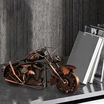 Motociklo Modelio Motociklą Geležies Meno Skulptūrų Kolekcija Tvirtas Klasikinis