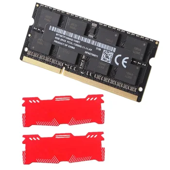MT 8 GB DDR3 Laptopo Ram Atmintis+Vėsinimo Liemenė 1 600mhz PC3-12800 204 Smeigtukai 1.35 V SODIMM Laptop Memory Ram