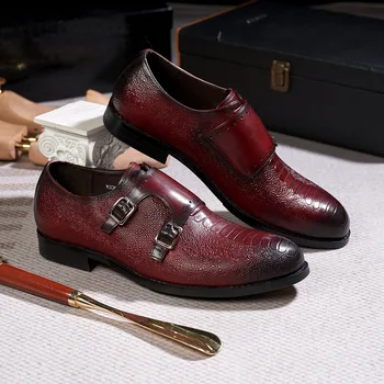 Naujas zapato oficialų para hombres scarpe eleganti uomo suknelė, batai, vyrams, vienuolis, dirželis bateliai vyrams