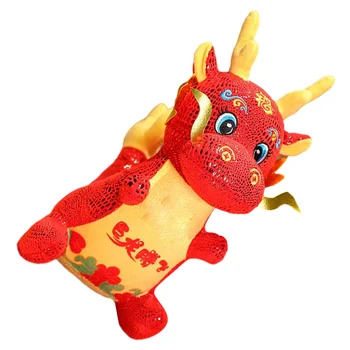 Patogus iškamša Žavinga Dragon Žaislas Miela Dėvėti, atsparus Vaikai Tiekimo Dekoratyvinis