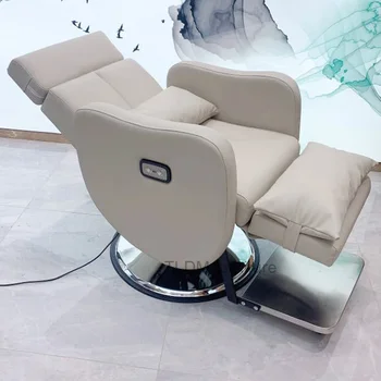 Recliner Spa Barber Kėdės, Pedikiūro Kosmetikos Prabangūs Ergonominiai Barber Kėdės Salonas Komercinės Cadeira Barbeiro Baldai SR50BC