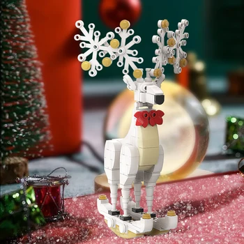 Ss Kalėdų Elnias Ornamentu Blokai Idealus Gyvūnai 