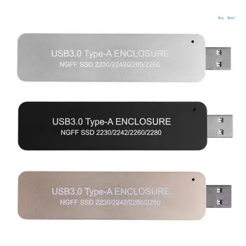 USB3.Nuo 0 Iki 2280 NGFF, skirtas M. 2 SATA Pagrindu B Klavišą SSD Išorės Saugojimo Talpyklos