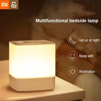Xiaomi Youpin Touch LED Nakties Šviesos Mini Įkraunamas Magnetiniu Išjungti Prietaisą Sienos Lempos Nešiojamų Trijų Spalvų Tamsos Šviesa