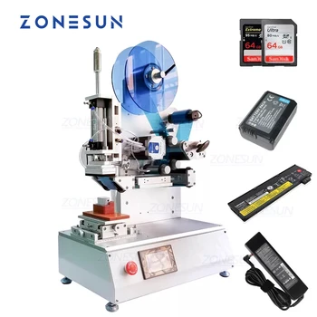 ZONESUN XL-T807 Didelio Tikslumo Etikečių klijavimo Mašinos Elektroninių Komponentų, lipnios Etiketės, Skaidrus, etiketė spausdintuvai, etiketės