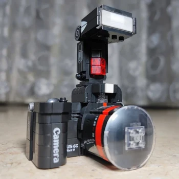 Žaislas Vaikams, Juoda Flash Šviesos Advanced Digital SLR Camera Mašina 3D Modelį 